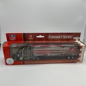 NFL Tampa Bay Buccaneers Die-Cast Collectible Football Tractor Trailer Truck